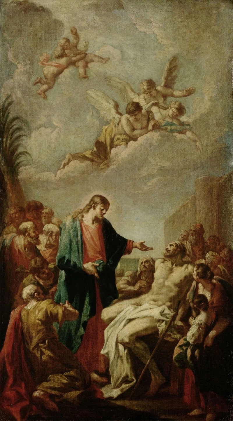 Cristo guarisce il paralitico - bozzetto per la pala della Karlskirche a Vienna, Kunsthistorisches Museum